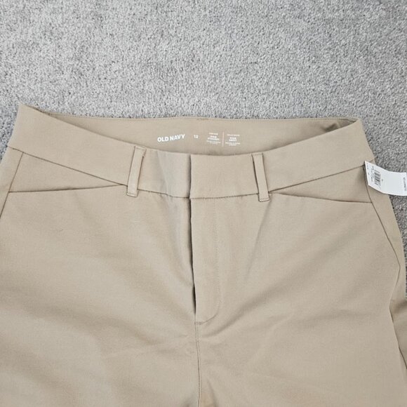 NWT Old Navy High Waisted Pixie Straight Pants - Size 12 - Picture 6 of 8